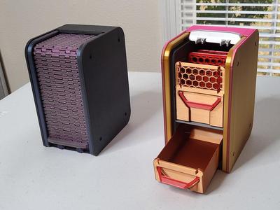 Collectible Card Tambour Box