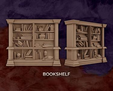 Bookshelf and Wardrobe
