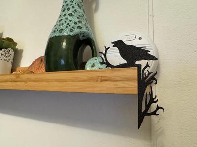 Halloween decoration crow door and window corner