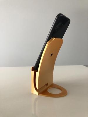 Phone Stand with side opening for cable - iPhone