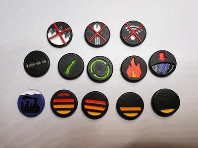 Dropfleet Commander 2.0 Token (incl. Telescope Token)