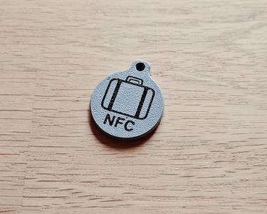 NFC-Tag Suitcase Keychain