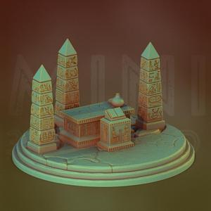 Ancient Egyptian Altar| A Mini 3D World