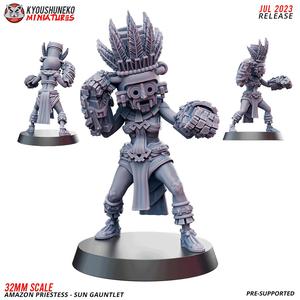 Amazon Priestess - Sun Gauntlet