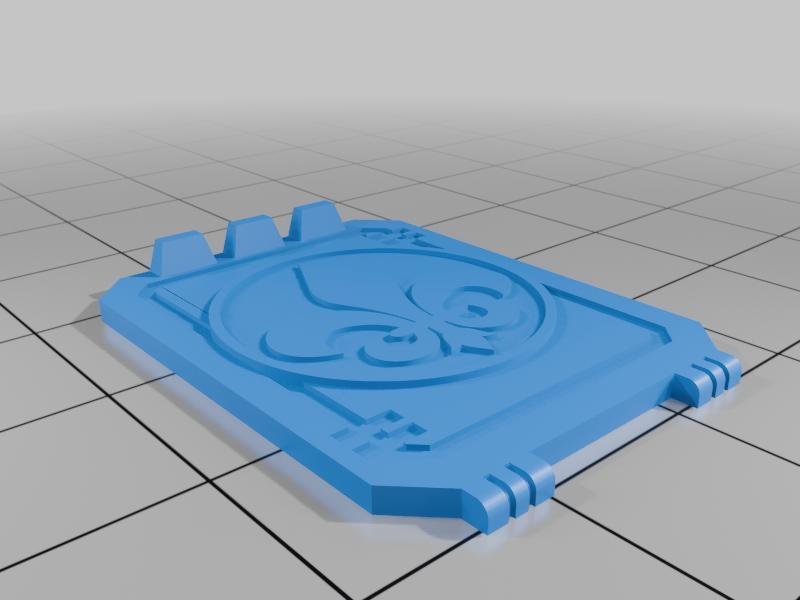 Fleur De Lis Door for Armored Transport