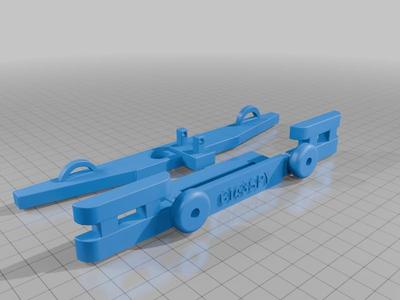 LAND ROVER FRONT &amp; REAR BUMPER 1/10