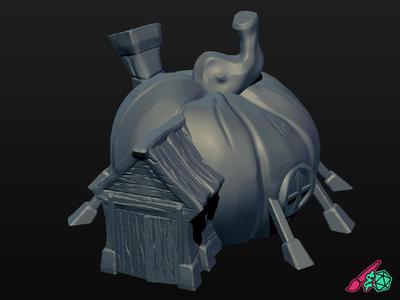 Fantasy Pumpkin house 05