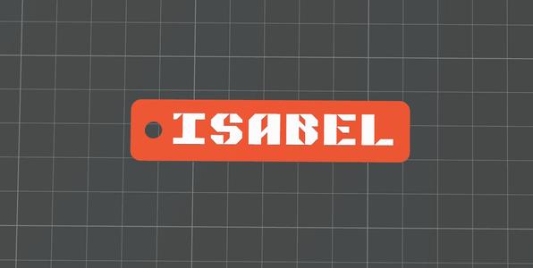 Llavero Isabel