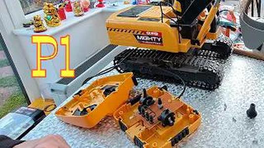 Various parts for Chad Valley Mighty X-cavator 038