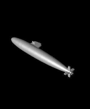 1/350 Scale SSN 585 USS Skipjack Class.stl