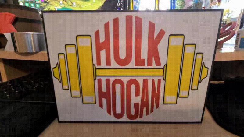 Hulk Hogan Dumbbell Lightbox