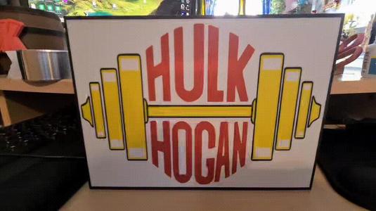 Hulk Hogan Dumbbell Lightbox