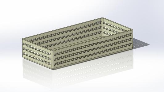 Simple Tray with Triangle Design