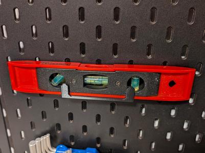 Skadis holder for Powerfix spirit level