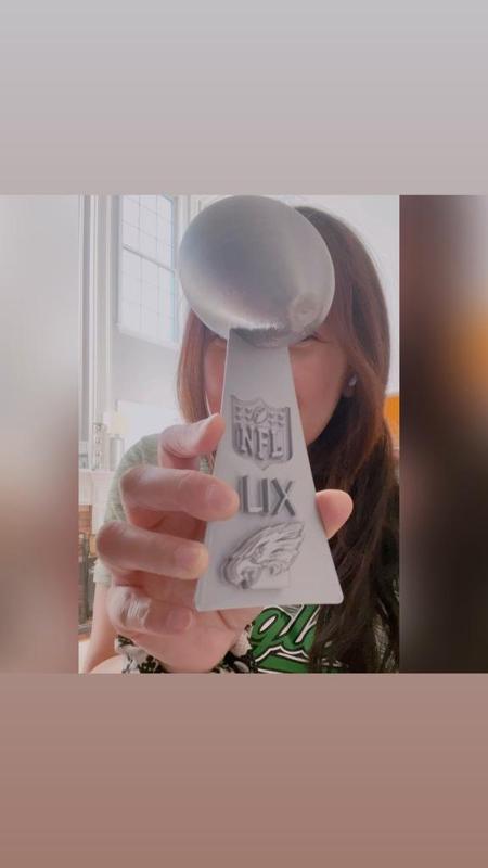 Philadelphia Eagles Superbowl LIX Lombardi Trophy 