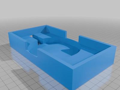 Mobile Phone + Inductive Charger - Holder Tray (Customisable/Parameterised)
