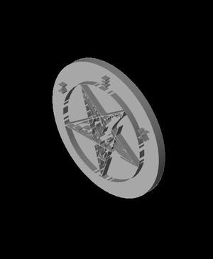Baphomet ΧΞΣ stamp