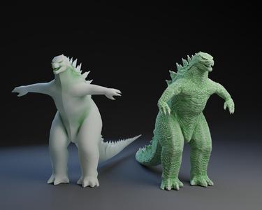 Godzilla Displacement Example
