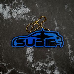 Subie Silhouette Charm