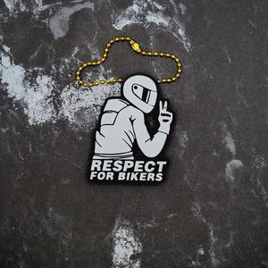 Respect for Bikers Keychain