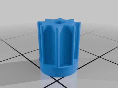 8T 0.6M (6mm OD) 1.95mm bore hole gear