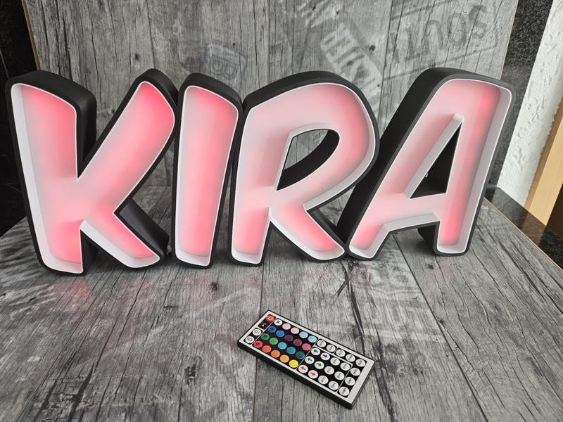 KIRA LED Namenslampe, Name Lamp