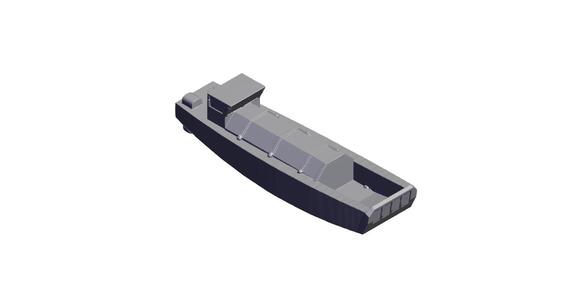 1/350 Scale British LCVP.stl
