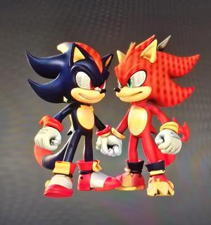 shadow the hedgehog and Charizard together