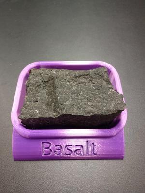 Customizable Rock Sample Holders
