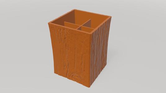 Wood Pencil Stand
