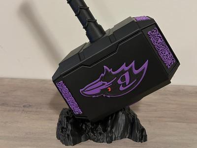 Baltimore Ravens LOGO for Eclipse Series Mjolnir