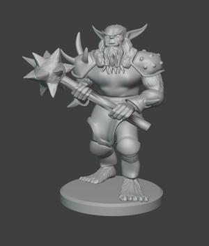 Bugbear with Morningstar Minifigure