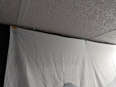Drop ceiling panel clips