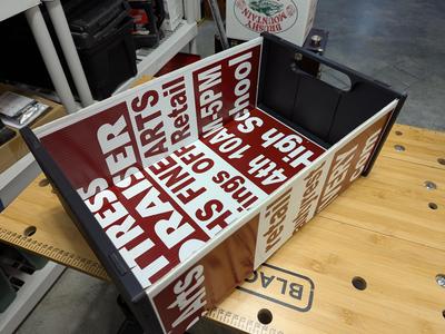 Recycled Sign Box