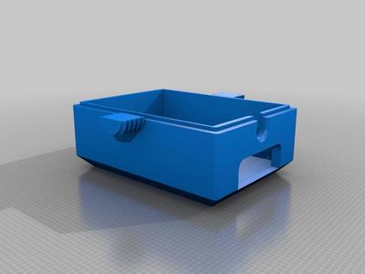 Box rear for ESP32 CAM with power card Micro USB