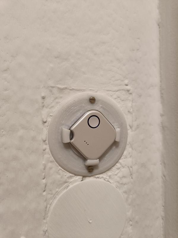 Shelly BLU Button 1 holder (flush-mounted box)
