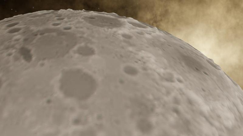 MOON 1 MILLION TO 1 SCALE