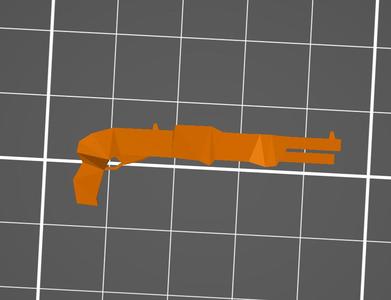Exported Counter-Strike 1.6 gun.
