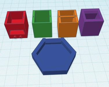 Simple Stackable Dice tower