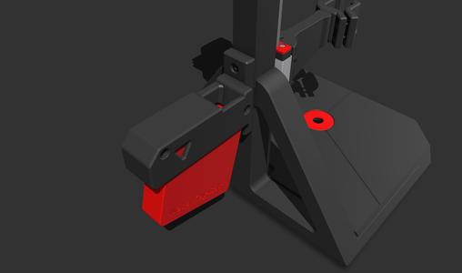 Not a Key-Bak (alternative) mount for Stealth Press 1 / 1S (heat set insert press)