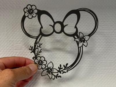 Decor Minnie silhouette art - Disney