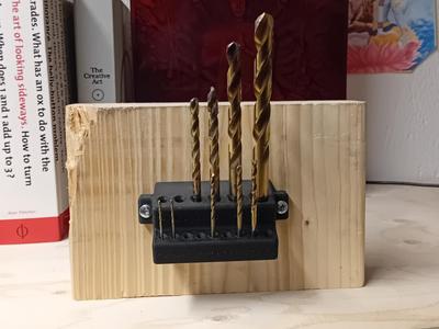 Metric Drill Bit Organizer (Wall-Mounted)