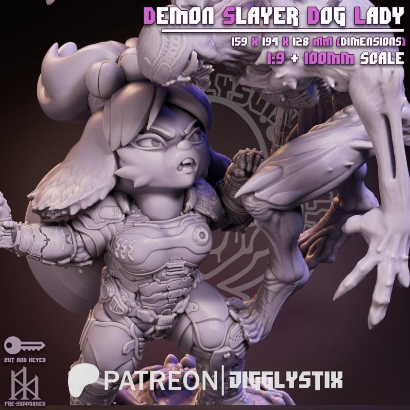 Demon Slayer Dog Lady