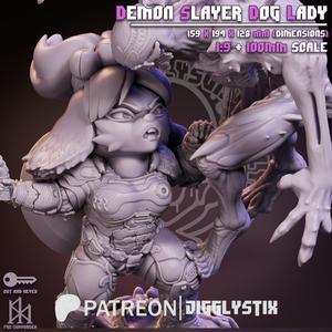 Demon Slayer Dog Lady