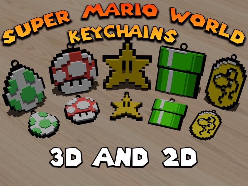 Super Mario World Keychain (pack 1)