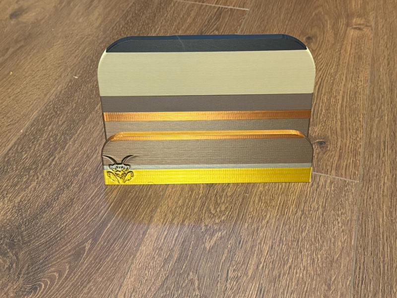 Display Stand for Notebook with logo on front