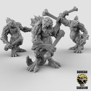 Deepones with bone clubs (pre supported)