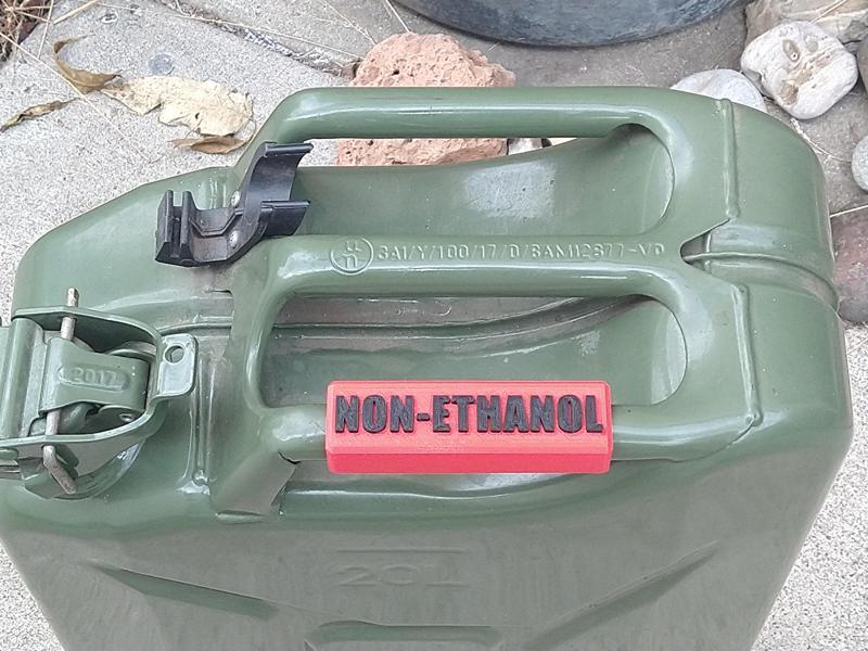 NATO Fuel Can Label