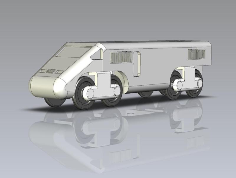 ICE for wooden railway compatible to Brio, Ikea, Lidl, etc.