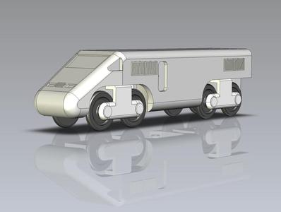 ICE for wooden railway compatible to Brio, Ikea, Lidl, etc.